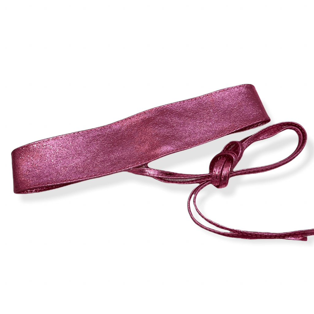 Ceinture Large à Nouer En Daim - Couleur Noir, Taille M (tour De Taille 71-79 Cm), Neuve